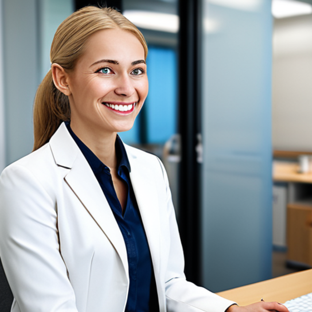 정서 인식 향상을 위한 피드백 받기 - Customer Service with Empathy**
"A friendly customer service representative, fully clothed in a pro...